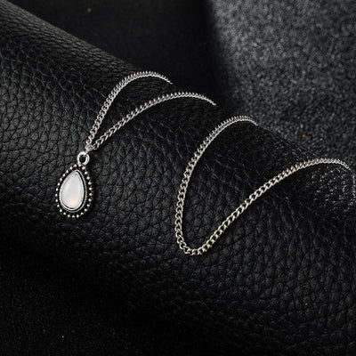 WickedAF Double Layered Water Drop Necklace