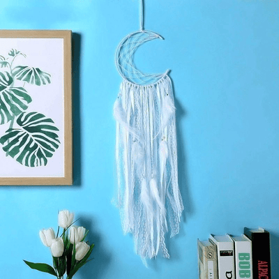 Crescent Moon Dreamcatcher - wickedafstore