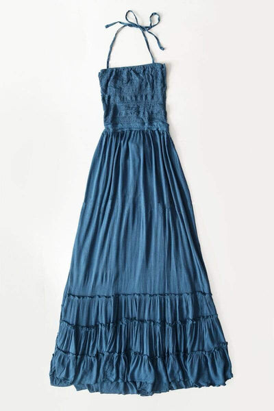 WickedAF dress Blue / S Lady Earth Maxi Dress