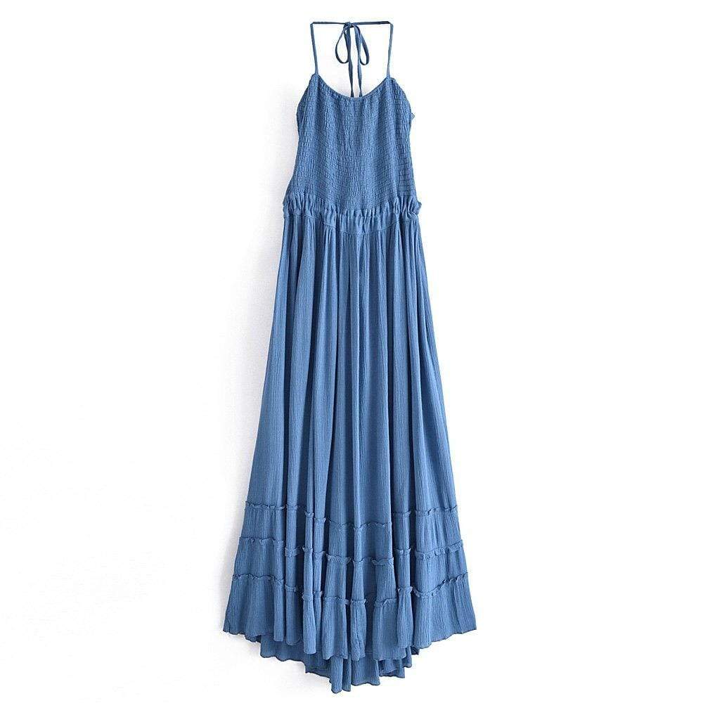 WickedAF dress blue / S Lady Earth Maxi Dress