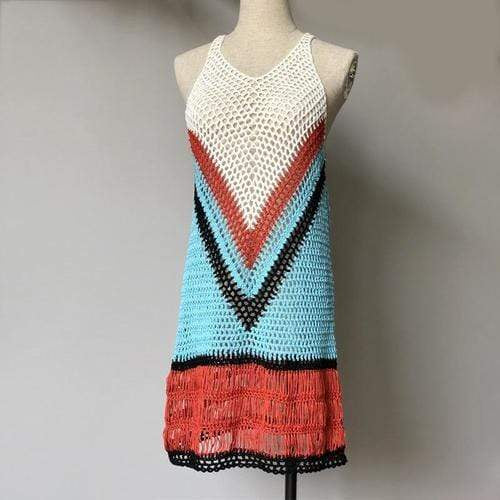 WickedAF Dresses ‘PHUKET’ Crochet Cover Up Dress