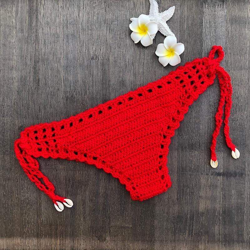 WickedAF Dylla Crochet Bikini Bottom
