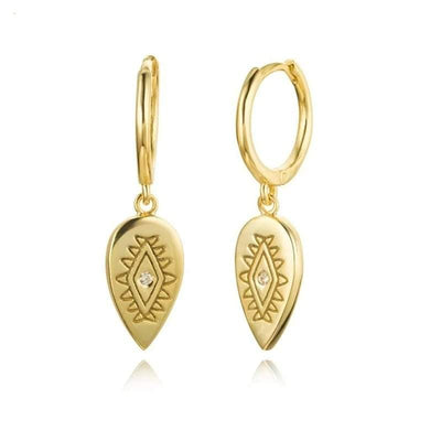 WickedAF earrings Gold S925 Sterling Silver Waterdrop Earrings