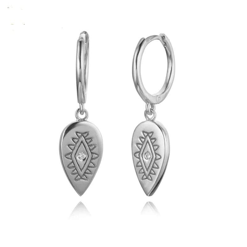 WickedAF earrings Silver S925 Sterling Silver Waterdrop Earrings