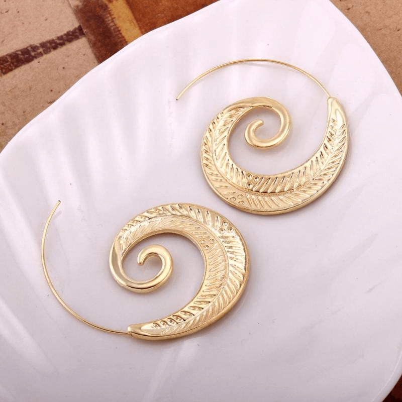 Tranquility Spiral Earrings (2 Colors) - wickedafstore