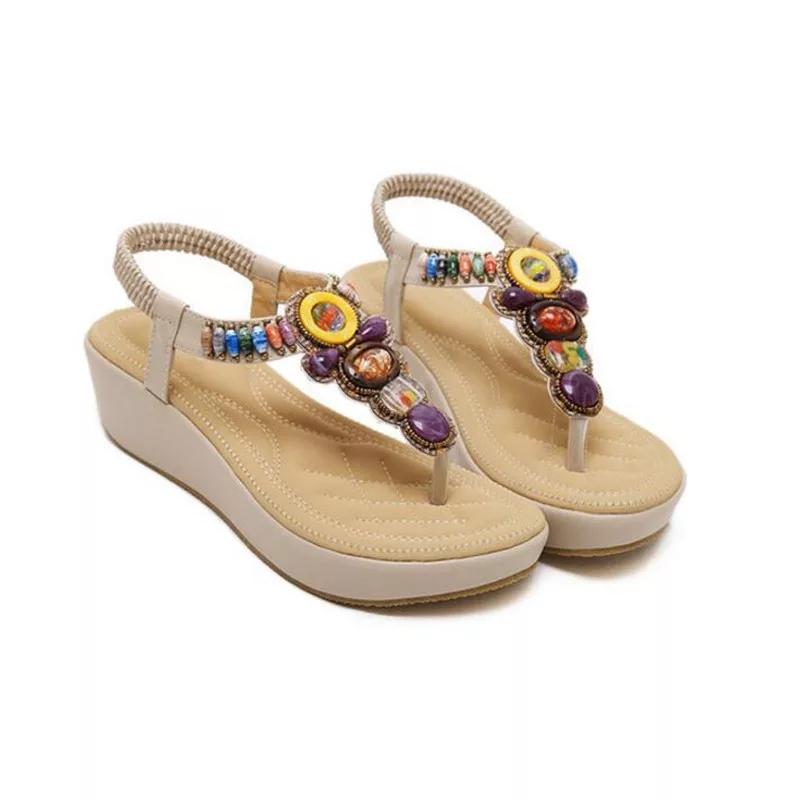 WickedAF Eden Colorful Wedges Sandals