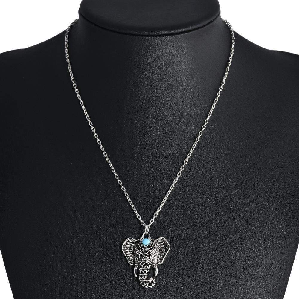 WickedAF Ethnic Design Elephant Necklace