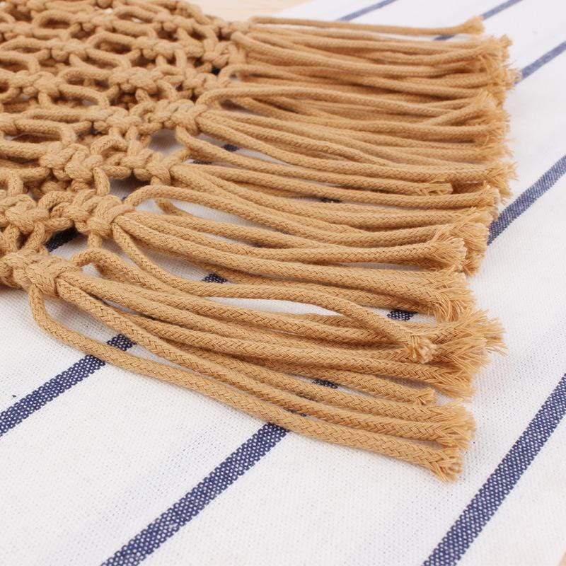 WickedAF Fia Handmade Woven Rope Bag