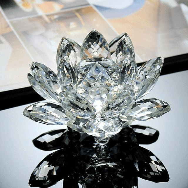 Crystal lotus flower discount