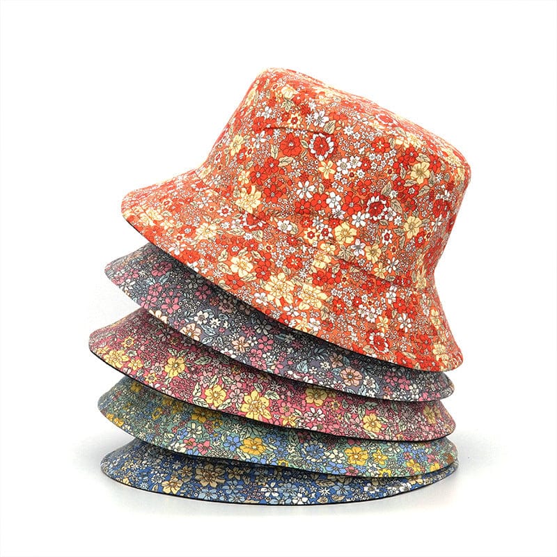 WickedAF Floral All Over Bucket Hat
