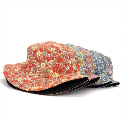 WickedAF Floral All Over Bucket Hat