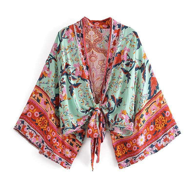 WickedAF Floral / S Isolde Kimono