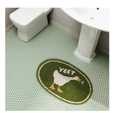 WickedAF Funny Duck Bath Mat