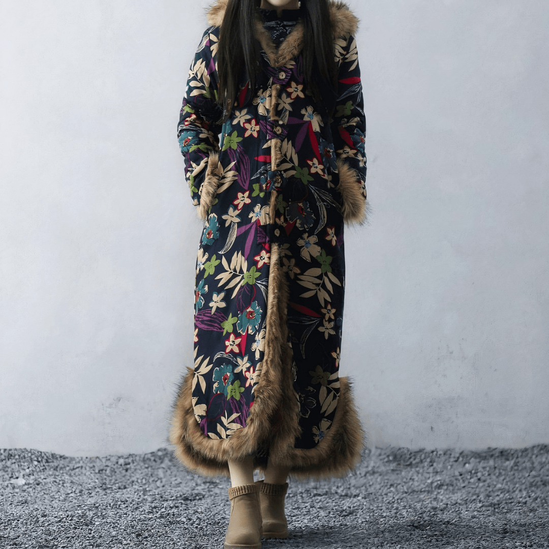 WickedAF Furry Ethnic Style Coat