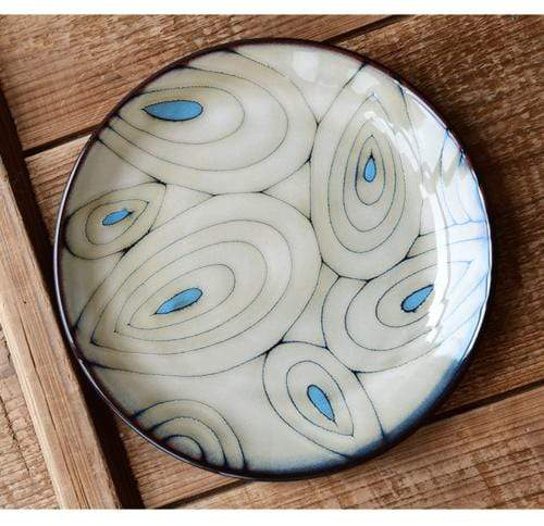 WickedAF G / 21.3x2.5cm/8.4"x1" Glazed Hand-Painted Plates