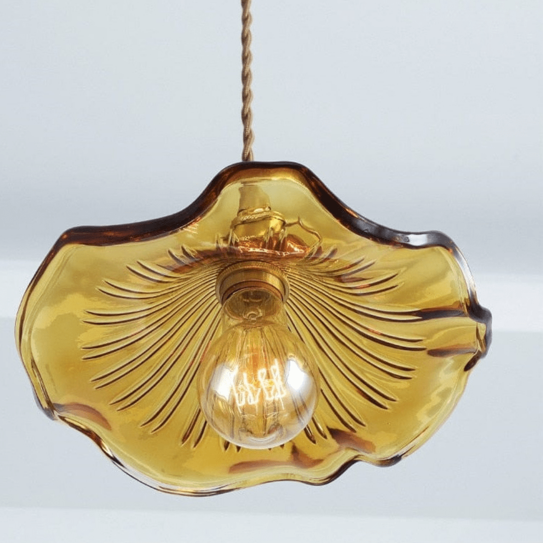 WickedAF Glass Flowers Hanging Lamps