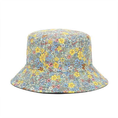 WickedAF Green / 56-58cm/22.1"-22.8" Floral All Over Bucket Hat
