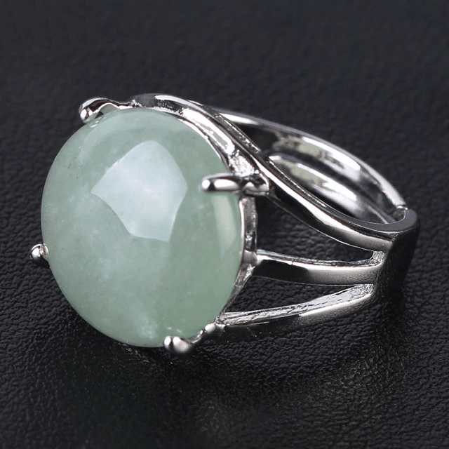 Natural Gemstone Cocktail Ring - wickedafstore