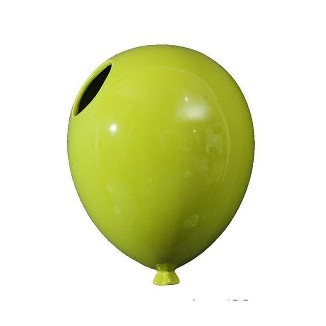 WickedAF Green / Large Balloon Shaped Wall Pot