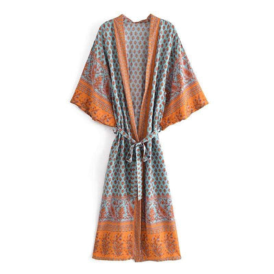WickedAF Green / M Blossom Kimono