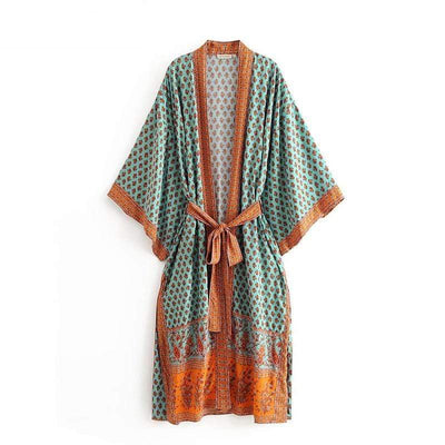 WickedAF green / One Size Calia Kimono