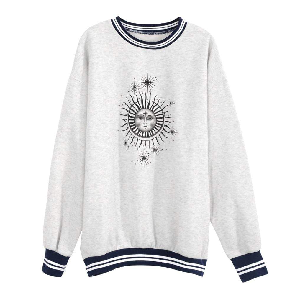 WickedAF Grey / XXXL Winter Sun Sweater