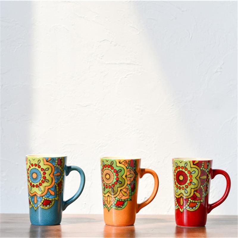 Hand-painted Mandala Mugs