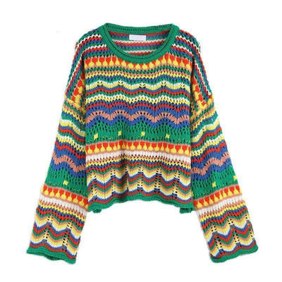 WickedAF Harmony Multicolor Sweater