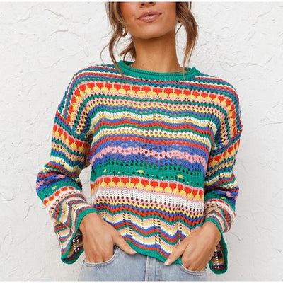 WickedAF Harmony Multicolor Sweater