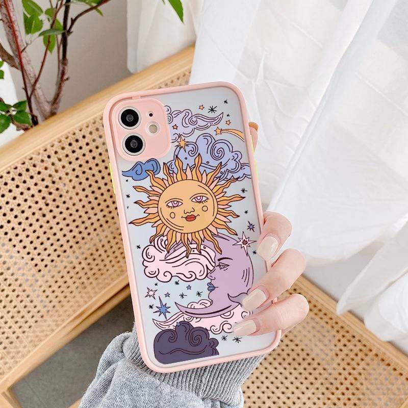WickedAF Iphone 6 6s / 1 Sun and Moon Faces Phone Case