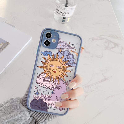 WickedAF Iphone 6 6s / 2 Sun and Moon Faces Phone Case