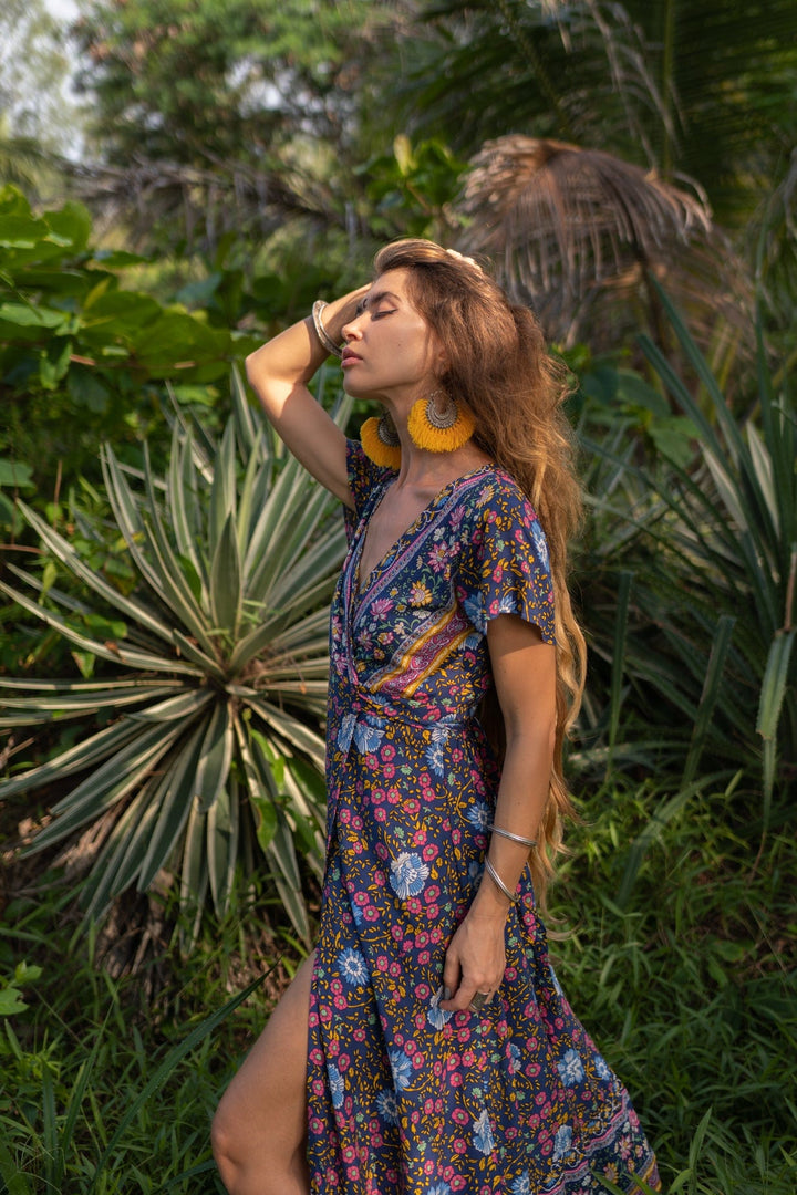 Joseph Bohemian Wrap Maxi Dress Joseph Bohemian Wrap Maxi Dress