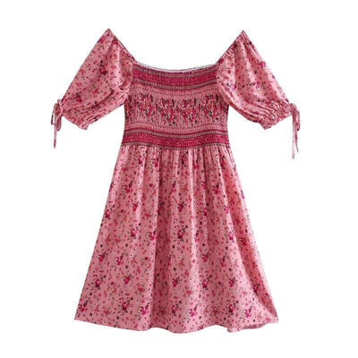 WickedAF Kaila Mini Dress in Pink