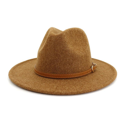 WickedAF Khaki Belted Casual Style Hat