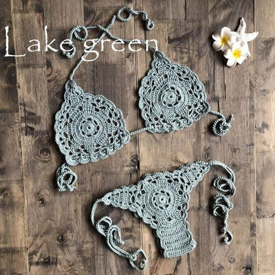 WickedAF Lake green / L Adelina Bikini Set