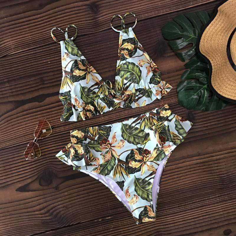 WickedAF Leaf / XL Calanthe Bikini Set