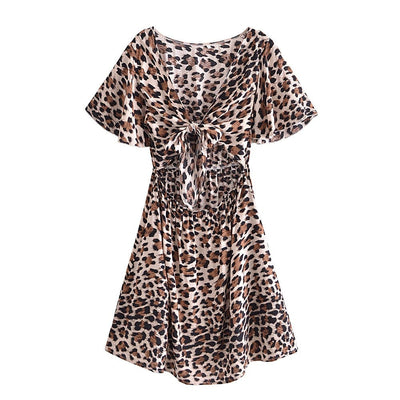 WickedAF Leopard / M Animal Print Mini Dress