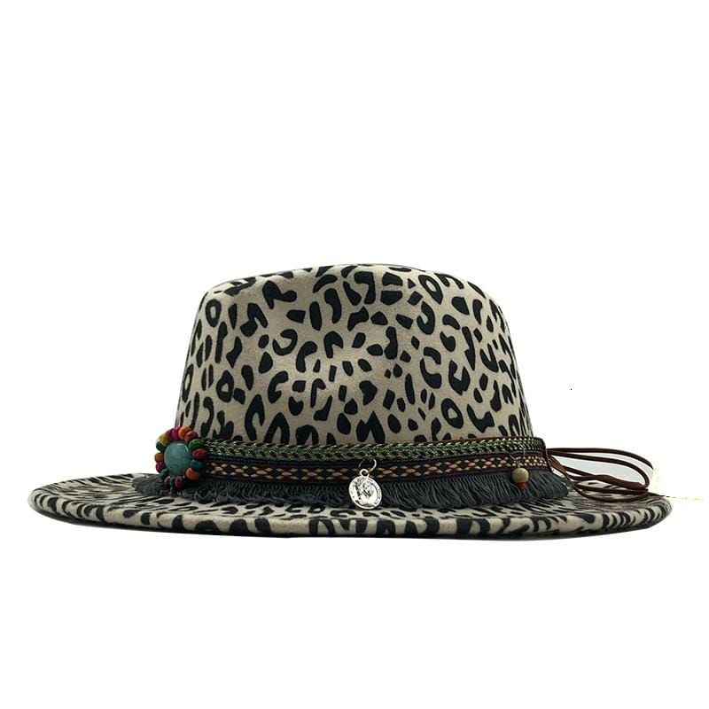 WickedAF Leopard Print Jazz Hat