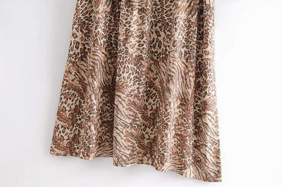WickedAF Leopard Print Maxi Dress