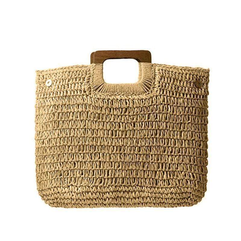 Gunni Knitted Straw Handbag - wickedafstore