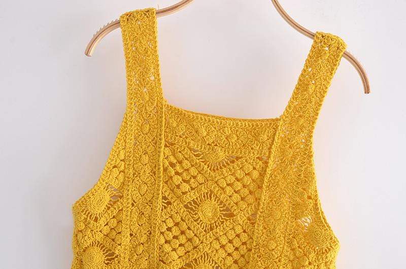 WickedAF Lilith Knitted Crop Top