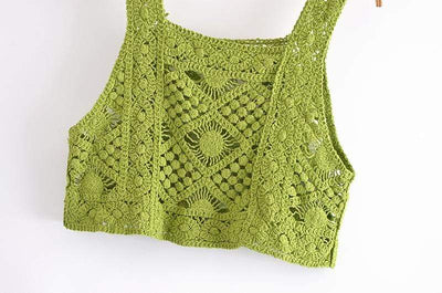 WickedAF Lilith Knitted Crop Top