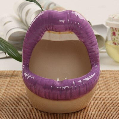 Lips Ceramic Planter