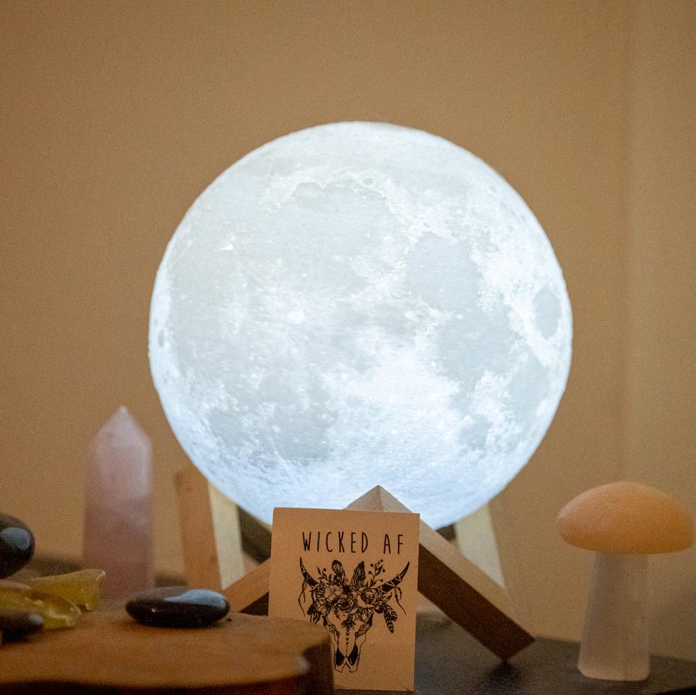 WickedAF Luna Moon Night Lamp