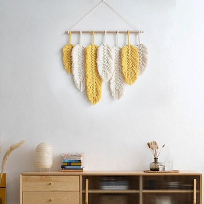 Macrame Feather Wall Hanging - wickedafstore