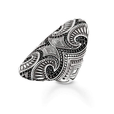Maori Sterling Silver Ring - wickedafstore