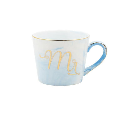 Mr and Mrs Marble Ceramic Mug - wickedafstore