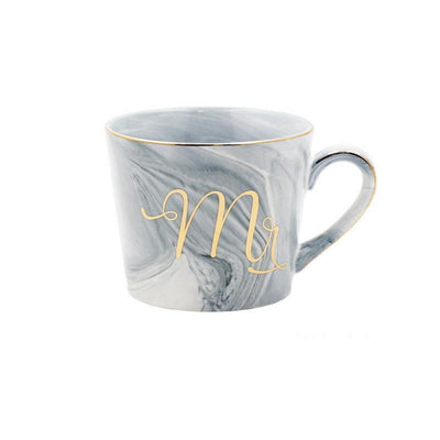 Mr and Mrs Marble Ceramic Mug