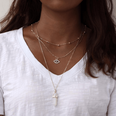 Eye Of Protection Stone Necklace