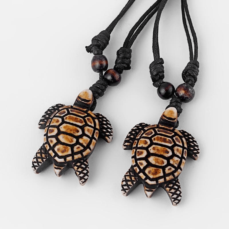 Tribal turtle necklace Clearance